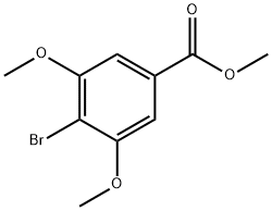 4-溴-3,5二甲氧基苯甲酸甲酯,26050-64-6,结构式