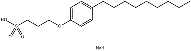 sodium 3-(4-nonylphenoxy)propanesulphonate 结构式