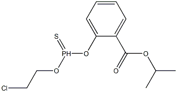 2-[[Chloro(ethoxy)phosphinothioyl]oxy]benzoic acid 1-methylethyl ester Structure