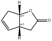 (+)-(1R,5S)-2-Oxabicyclo[3.3.0]oct-6-en-3-one 化学構造式