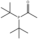 Acetylbis(1,1-dimethylethyl)phosphine Structure