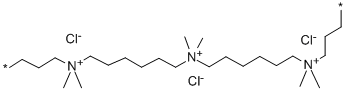 聚二甲基二烯丙基氯化铵,26062-79-3,结构式