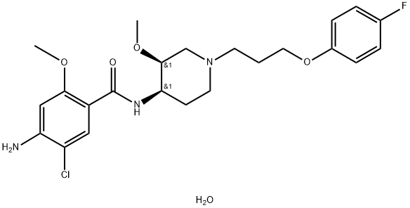 CISAPRIDEMONOHYDRATE Structure