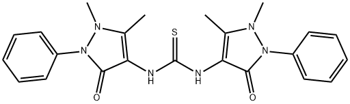 26084-35-5 1,3-双(1,5-二甲基-3-氧代-2-苯基-2,3-二氢-1H-吡唑-4-基)硫脲
