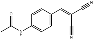 2-(4-乙酰氨基苯亚甲基)丙二腈, 26088-79-9, 结构式