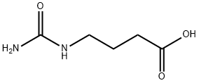 丁酸-4-脲 结构式