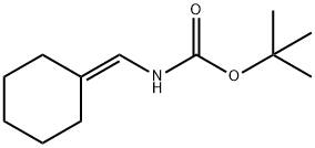 Carbamic acid, (cyclohexylidenemethyl)-, 1,1-dimethylethyl ester (9CI) Structure