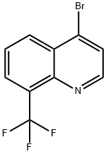 4-溴-8-三氟甲基喹啉, 260973-10-2, 结构式