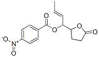 (+)-5-[(E)-1-[(4-Nitrobenzoyl)oxy]-2-butenyl]tetrahydrofuran-2-one Structure
