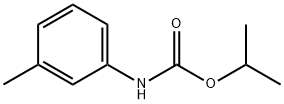 (3-メチルフェニル)カルバミド酸イソプロピル 化学構造式