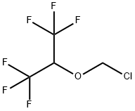 Chloromethyl-1,1,1,3,3,3-hexafluoroisopropyl ether Structure