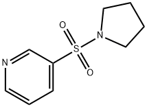 3-(吡咯啉-1-基磺酰)砒啶, 26103-51-5, 结构式
