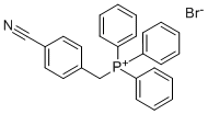 (4-CYANOBENZYL)(TRIPHENYL)PHOSPHONIUM BROMIDE 化学構造式
