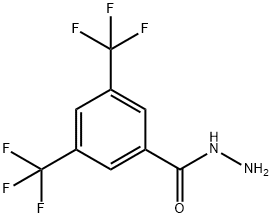 3,5-BIS(TRIFLUOROMETHYL)BENZHYDRAZIDE Struktur