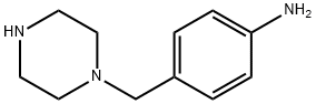 Benzenamine, 4-(1-piperazinylmethyl)- (9CI) Structure