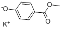 4-(ポタシオオキシ)安息香酸メチル 化学構造式