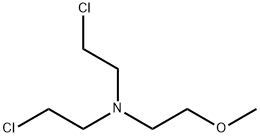 BIS-(2-CHLORO-ETHYL)-(2-METHOXY-ETHYL)-AMINE Structure