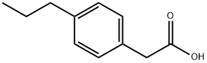 4-Propylphenylacetic acid Struktur