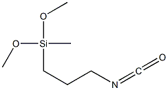 甲基-(3-异氰酸丙基)二甲基硅烷,26115-72-0,结构式