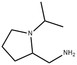 1-(1-イソプロピル-2-ピロリジニル)メタンアミン 化学構造式