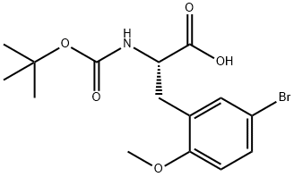 (S)-N-BOC-(5-BROMO-2-METHOXYPHENYL)ALANINE Structure