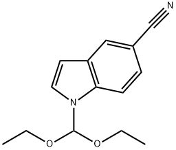1-Diethoxymethylindole-5-carbonitrile