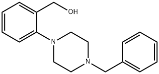 [2-(4-苄基哌嗪基)]苯甲醇, 261178-24-9, 结构式