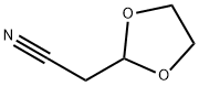 (1,3-ジオキソラン-2-イル)アセトニトリル 化学構造式