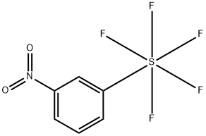 3-ニトロフェニルサルファーペンタフルオリド 化学構造式