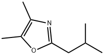 2-ISOBUTYL-4,5-DIMETHYLOXAZOLE Structure