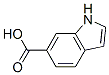 吲哚-6-羧酸, 261352-47-0, 结构式