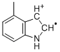 1H-Indole,4-methyl-,radicalion(1+)(9CI) Structure