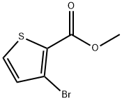 3-ブロモチオフェン-2-カルボン酸メチル 化学構造式