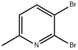 2,3-DIBROMO-6-PICOLINE Struktur