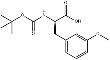 Boc-3-Methoxy-D-Phenylalanine Structure