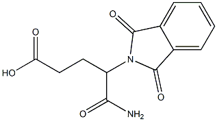 D-4-PhthaliMido-glutaraMic Acid Struktur
