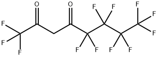 3H,3H-パーフルオロオクタン-2,4-ジオン 化学構造式