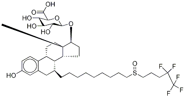 Fulvestrant 17-β-D-Glucuronide Structure