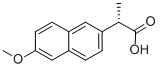 rac-(R*)-2-(6-メトキシ-2-ナフチル)プロピオン酸 化学構造式
