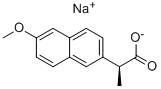 ナプロキセンナトリウム 化学構造式