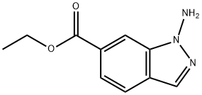 1H-Indazole-6-carboxylicacid,1-amino-,ethylester(9CI) Structure