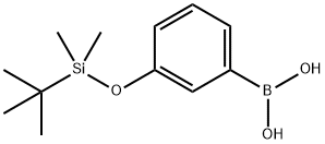 3-(T-BUTYLDIMETHYLSILYLOXY)PHENYLBORONIC ACID Structure