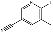 5-CYANO-2-FLUORO-3-PICOLINE Structure