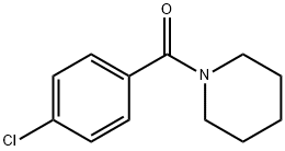 (4-CHLOROPHENYL)(PIPERIDIN-1-YL)METHANONE,26163-40-6,结构式