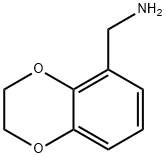 2,3-ジヒドロ-1,4-ベンゾジオキシン-5-イルメチルアミン塩酸塩 化学構造式