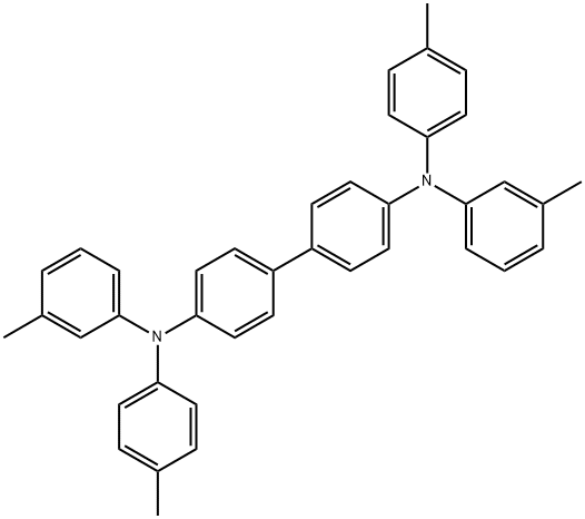 N,N'-BIS(3-METHYLPHENYL)-N,N'-BIS(4-METHYLPHENYL)-1,1'-BIPHENYL-4,4'-DIAMINE Structure