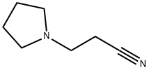 1-ピロリジンプロピオニトリル 化学構造式