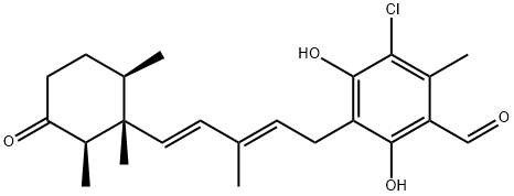 壳二孢氯素, 26166-39-2, 结构式