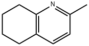 5,6,7,8-テトラヒドロキナルジン 化学構造式