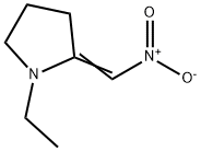 1-ethyl-2-(nitromethylene)pyrrolidine  Struktur